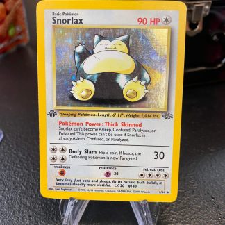 1999 Pokemon Snorlax 1st Edition Jungle 11 of 64 Holo Lightly Played
