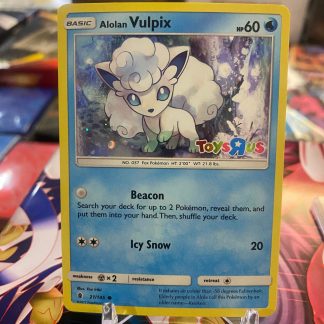 2017 Pokemon Alolan Vulpix Toys R Us 21 of 145 Holo Mint