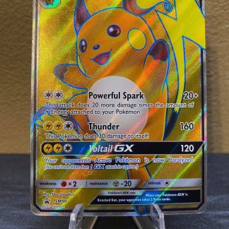 2017 Pokemon Raichu GX Shining Legends Black Star Promo Full Art SM90 Near Mint