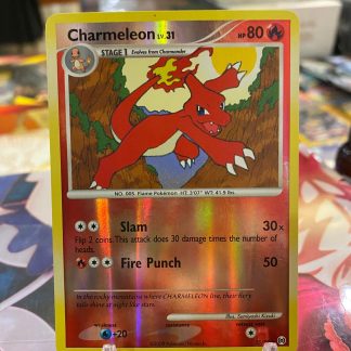 2009 Pokemon Charmelon Platinum Arceus Uncommon 35 of 99 Reverse Foil Holo Mint