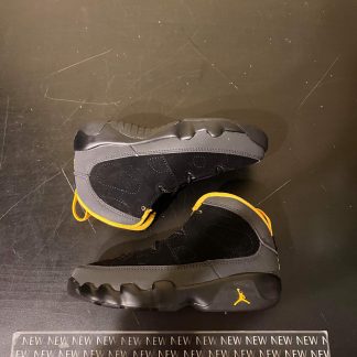 2020 Nike Air Jordan IX Retro Dark Charcoal University Gold Toddler