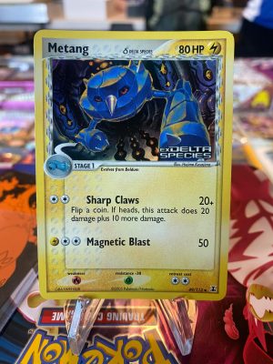 2005 Pokemon Metang EX Delta Species Stamped 49 of 113 Reverse Holo Mint