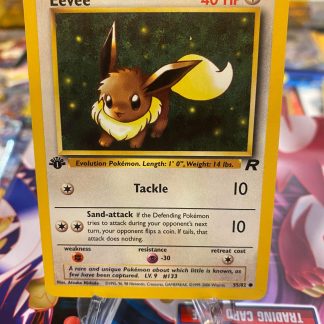2000 Pokemon 1st Edition Eevee Rocket 55 Of 82 Mint