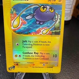 2002 Pokemon Chinchou Aquapolis eReader 71 of 147 Reverse Holo Near Mint