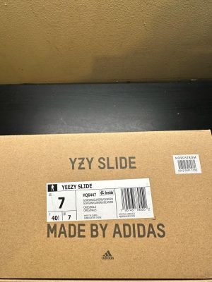 2020 Adidas Yeezy Slide Green Glow Youth - Image 7