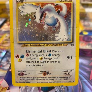 1995 Pokemon Lugia Neo Genesis 9 of 111 Holo Heavily Played