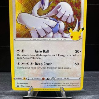 2021 Pokemon Lugia 25th Anniversary Celebrations 022 of 025 Holo Near Mint
