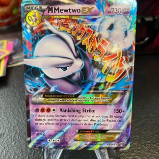 2015 Pokemon M Mewtwo EX XY Breakthrough Full Art 63 of 162 Holo Mint
