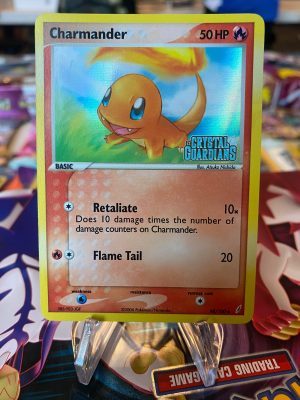 2006 Pokemon Charmander EX Crystal Guardians Stamped 48 of 100 Reverse Holo Mint