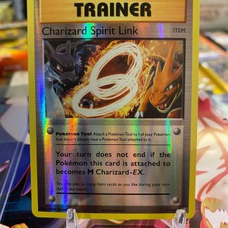 2016 Pokemon Trainer Charizard Spirit Link XY Evolutions 75 of 108 Reverse Foil Near Mint