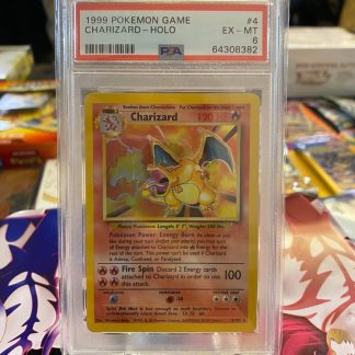 1999 Pokemon Charizard Base Set #4 Holo PSA 6 Excellent Mint