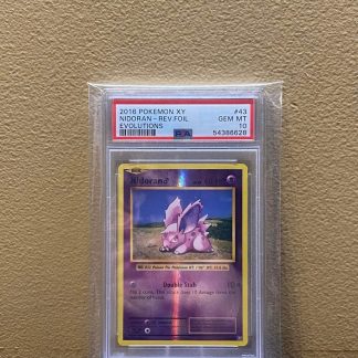 2016 Pokemon Nidoran XY Evolutions #43 Reverse Foil PSA 10 Gem Mint