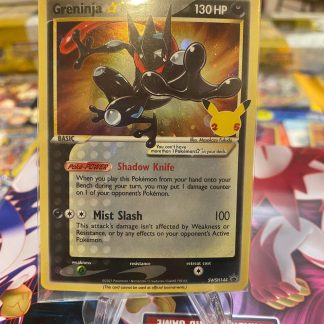 2021 Pokemon Greninja Gold Star 25th Anniversary Celebrations SWSH144 Holo Sealed Mint