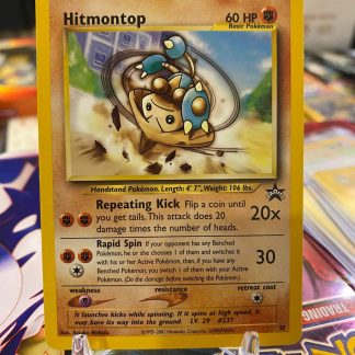2000 Pokemon Hitmontop Pokemon League Promo #37 Lightly Played