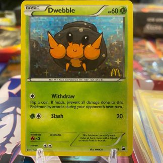 2012 Pokemon Dwebble McDonald's Promo 3 of 12 Holo Mint