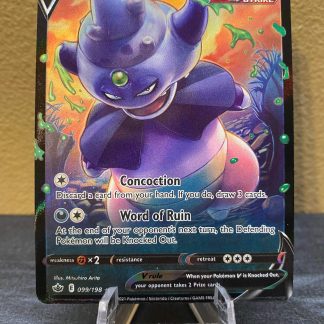 2021 Pokemon Galarian Slowking V Chilling Reign Full Art 099 of 198 Holo Mint