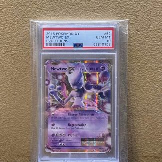 2016 Pokemon Mewtwo EX XY Evolutions #52 PSA 10 Gem Mint