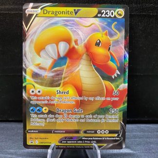 2021 Pokemon Dragonite V Sword & Shield Black Star Promo Full Art SWSH154 Holo Mint