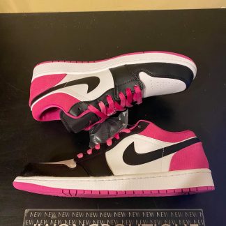 2020 Nike Air Jordan I Low Black Active Fuchsia Men