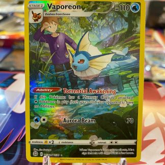 2022 Pokemon Vaporeon Brilliant Stars Full Art TG02 of TG30 Holo Mint