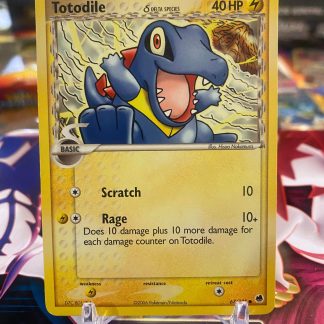 2006 Pokemon Totodile EX Dragon Frontiers 67 of 101 Lightly Played