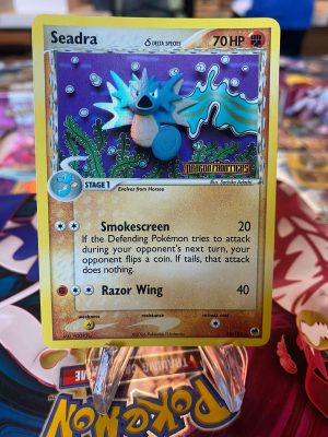 2006 Pokemon Seadra EX Dragon Frontiers Stamped 22 of 101 Reverse Holo Mint