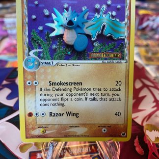 2006 Pokemon Seadra EX Dragon Frontiers Stamped 22 of 101 Reverse Holo Mint