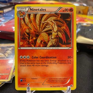 2013 Pokemon Ninetales Legendary Treasures 21 of 113 Lightly Played