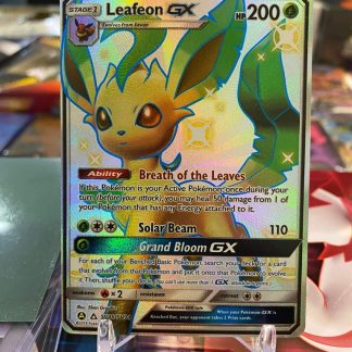 2019 Pokemon Leafeon GX Hidden Fates Full Art SV46 of SV94 Holo Mint