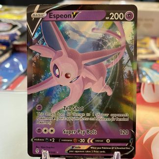 2021 Pokemon Espeon V Evolving Skies Full Art 064 of 203 Holo Mint