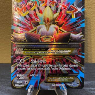 2016 Pokemon M Alakazam EX XY Fates Collide Full Art 118 of 124 Holo Lightly Played