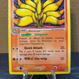 2007 Pokemon Ninetales EX Power Keepers 19 of 108 Mint