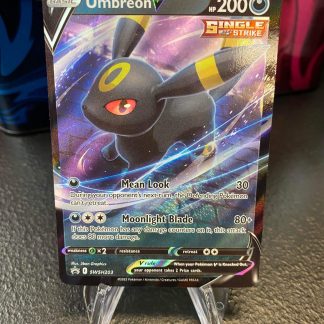 2022 Pokemon Umbreon V Sword & Shield Heroes Tin Full Art SWSH203 Holo Mint