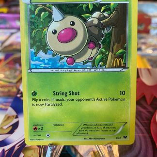 2013 Pokemon Weedle McDonald's Stamped Promo 1 of 12 Holo Mint