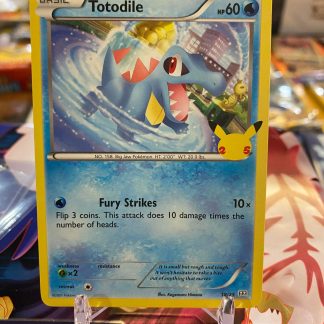 2021 Pokemon Totodile McDonald’s 25th Anniversary Non Holo 18 of 25 Near Mint