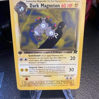 2000 Pokemon 1st Edition Dark Magneton Team Rocket 28 of 82 Non Holo Mint