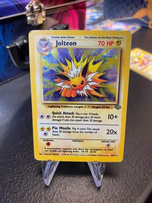 1999 Pokemon Jolteon Holo Jungle Set 4 of 64 Lightly Played