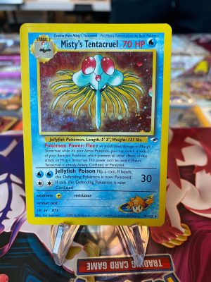 2000 Pokemon Misty's Tentacruel Gym Heroes 10 of 132 Holo Moderately Played