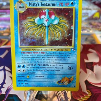 2000 Pokemon Misty's Tentacruel Gym Heroes 10 of 132 Holo Moderately Played