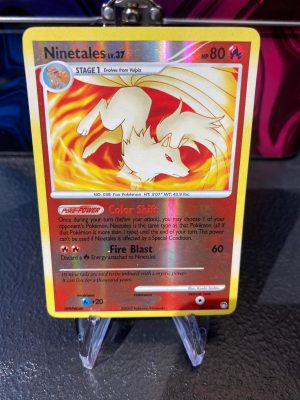 2007 Pokemon Ninetales Mysterious Treasure 32 of 123 Reverse Holo Mint