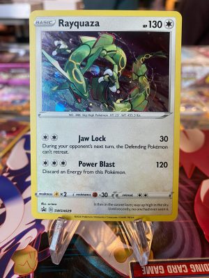 2020 Pokemon Rayquaza Black Star Promo SWSH029 Holo Mint