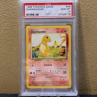 1999 Pokemon Charmander Game #46 PSA 10 Gem Mint