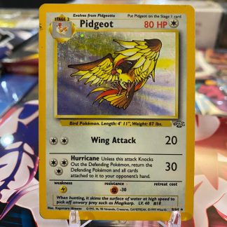 1999 Pokemon Pidgeot Jungle Set 8 of 64 Holo Heavily Played