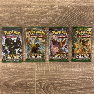 2016 Pokemon XY Fates Collide 4x Booster Packs Sealed
