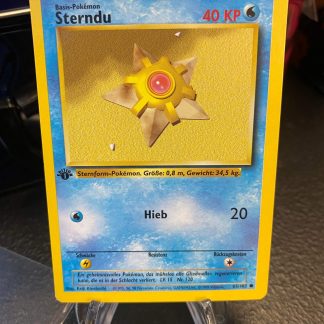 1999 Pokemon 1st Edition German Staryu (Sterndu) Base Set 65 of 102 Near Mint