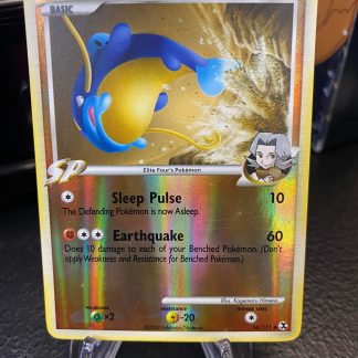 2009 Pokemon Whiscash 4 Elite Four's SP Platinum Rising 54 of 111 Reverse Holo Mint