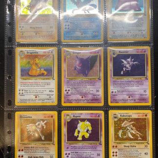 1999 Pokemon Fossil Full Set 1 To 62 Moderately Played