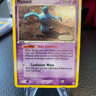 2006 Pokemon Wynaut EX Legend Maker Stamped 71 of 92 Holo Near Mint