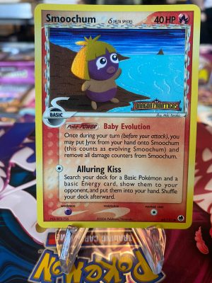 2006 Pokemon Smoochum EX Dragon Frontiers Stamped 64 of 101 Reverse Holo Mint