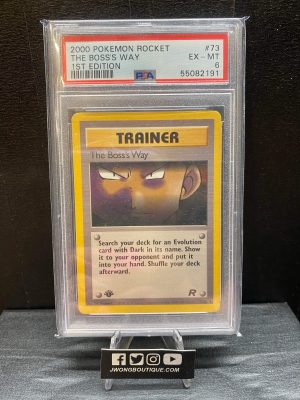 2000 Pokemon The Boss's Way 1st Edition Rocket #73 PSA 6 Excellent Mint